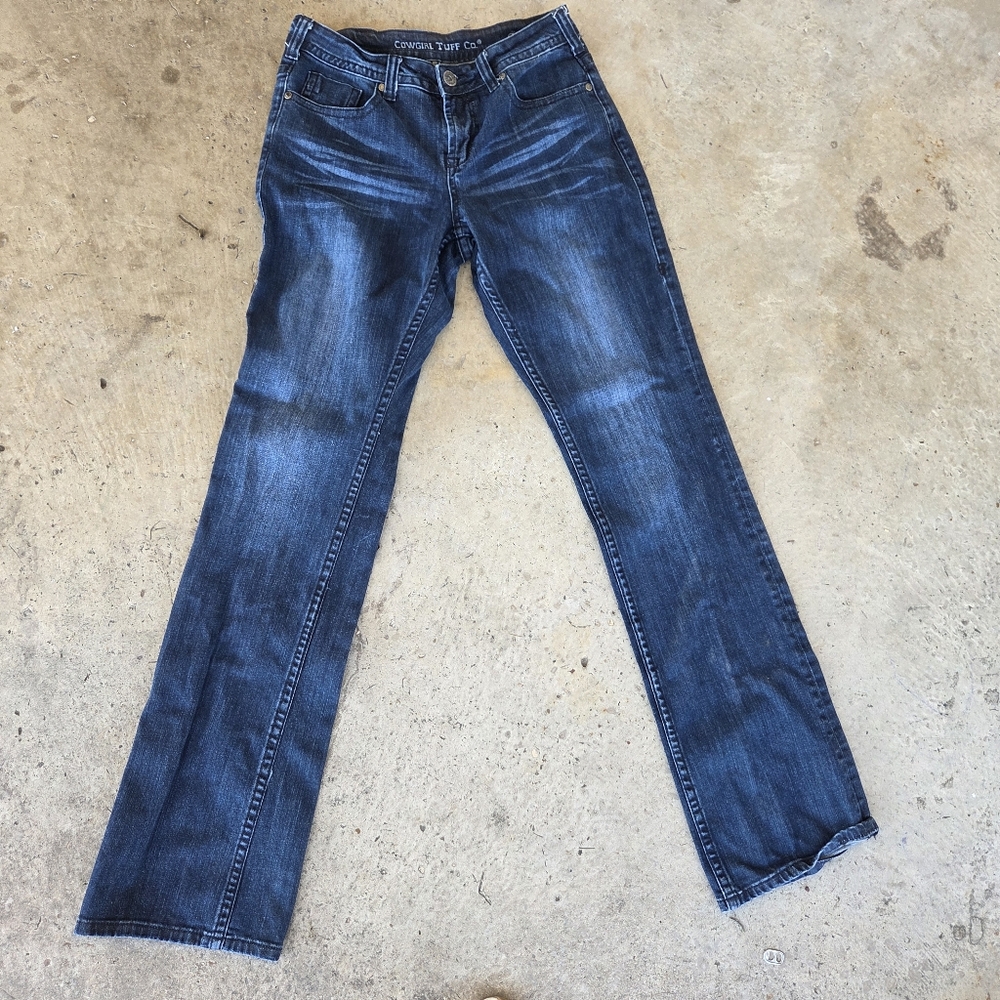 Cowgirl Tuff Women's Boot Cut Jeans - Blue